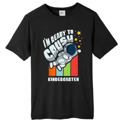 Back To School Cute First Day Of Kindergarten Astronaut Tall Fusion ChromaSoft Performance T-Shirt