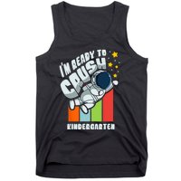 Back To School Cute First Day Of Kindergarten Astronaut Tank Top