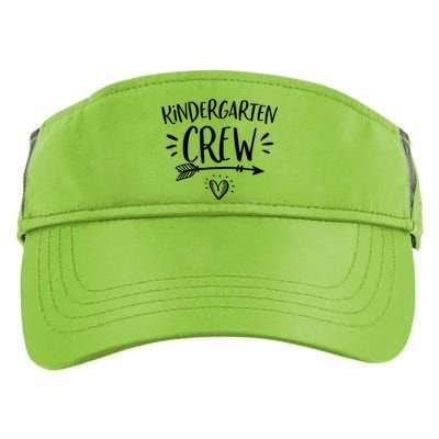 Back To School Kindergarten Crew Teachers Student Adult Drive Performance Visor