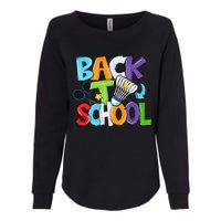 Back To School Badminton Players Funny First Day Of School Womens California Wash Sweatshirt