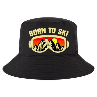 Born To Ski Cool Comfort Performance Bucket Hat