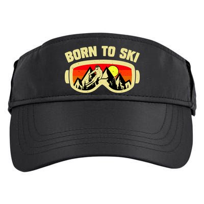 Born To Ski Adult Drive Performance Visor