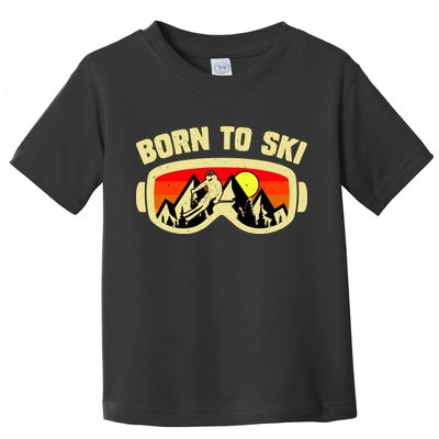 Born To Ski Toddler T-Shirt