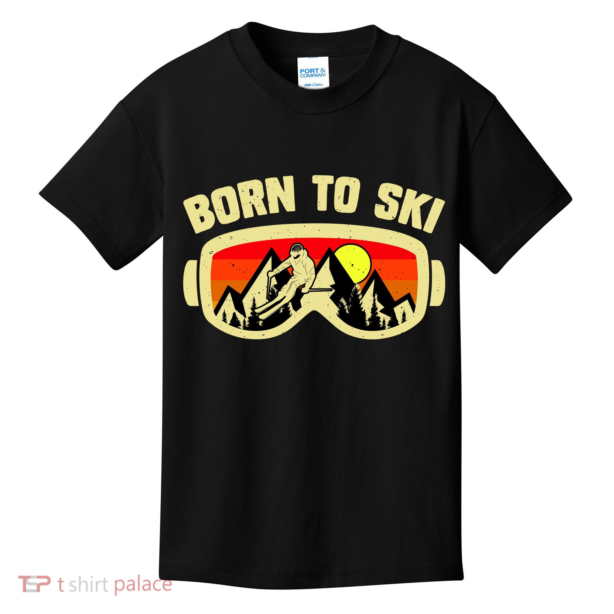 Born To Ski Kids T-Shirt