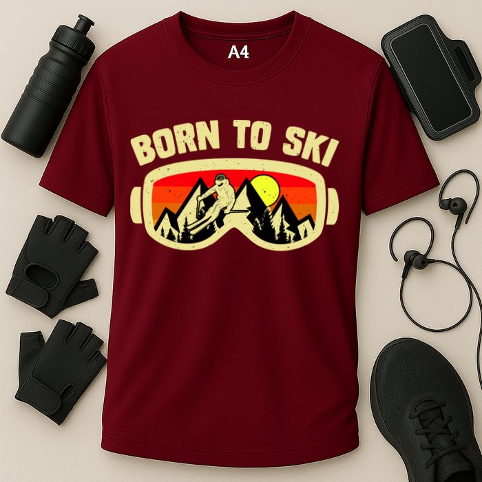 Born To Ski Cooling Performance Crew T-Shirt