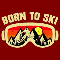 Born To Ski Trucker Hat