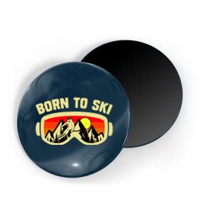 Born To Ski Magnet