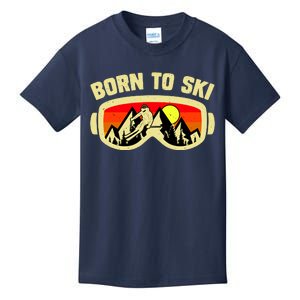 Born To Ski Kids T-Shirt