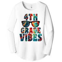 Back To School 4th Grade Vibes First Day Teacher Women's Perfect Tri Tunic Long Sleeve Shirt