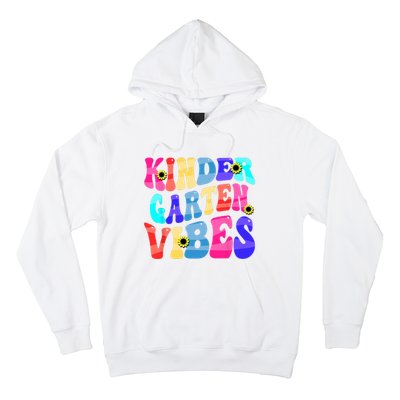 Back To School Kindergarten Vibes Retro Teacher Women Hoodie