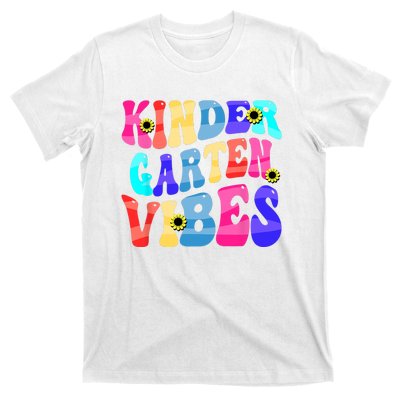 Back To School Kindergarten Vibes Retro Teacher Women T-Shirt