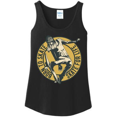 Born To Skate Ladies Essential Tank