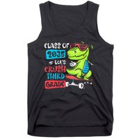 Back To School Let's Crush 3rd Grade Class Of 2035 Dinosaur Tank Top