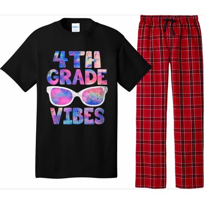 Back To School 4th Grade Vibes Shirts First Day Teacher Pajama Set