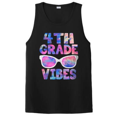 Back To School 4th Grade Vibes Shirts First Day Teacher PosiCharge Competitor Tank