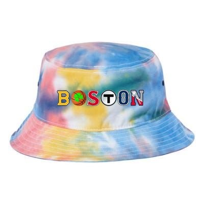 Bawston Townie Sports Fan Boston Mass New England Proud Tie Dye Newport Bucket Hat