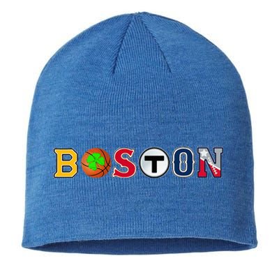 Bawston Townie Sports Fan Boston Mass New England Proud Sustainable Beanie