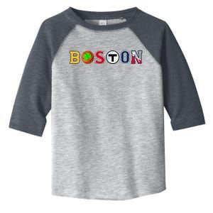 Bawston Townie Sports Fan Boston Mass New England Proud Toddler Fine Jersey T-Shirt