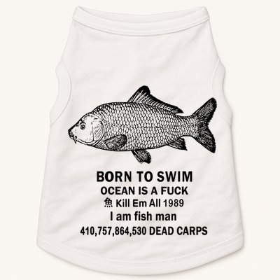 Born To Swim Ocean Is A Fuck Kill Em All 1989 Doggie Tank