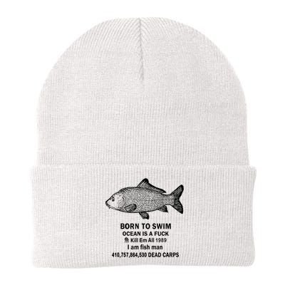 Born To Swim Ocean Is A Fuck Kill Em All 1989 Beanie