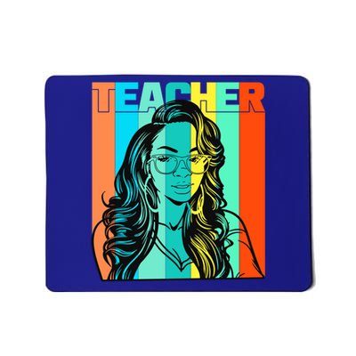 Black Teacher Smart Beautiful Queen Juneteenth Melanin Gift Mousepad