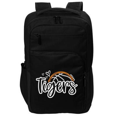 Basketball Tigers School Sports Fan Team Spirit Impact Tech Backpack