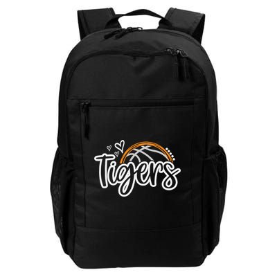 Basketball Tigers School Sports Fan Team Spirit Backpack