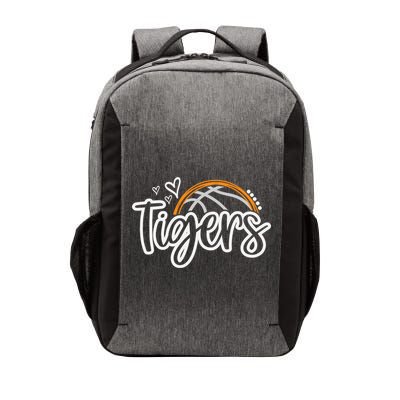 Basketball Tigers School Sports Fan Team Spirit Vector Backpack