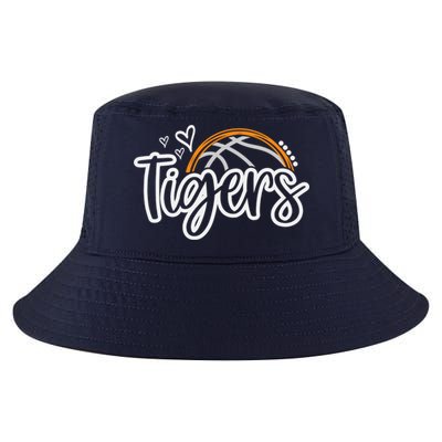 Basketball Tigers School Sports Fan Team Spirit Cool Comfort Performance Bucket Hat