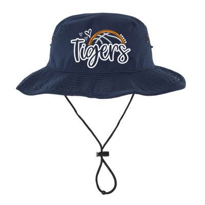 Basketball Tigers School Sports Fan Team Spirit Bucket Hat