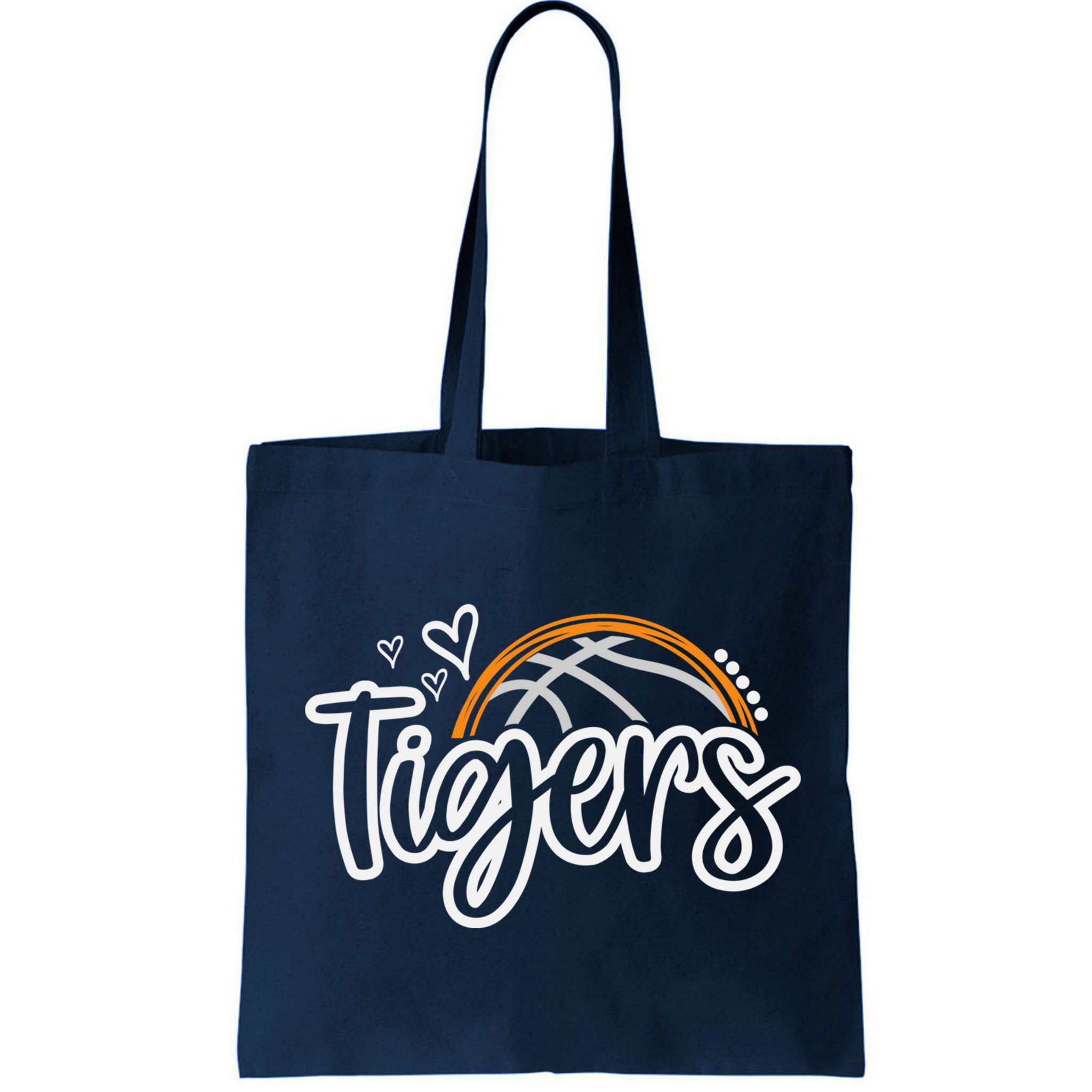 Basketball Tigers School Sports Fan Team Spirit Bag