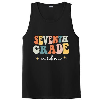 Back To School Seventh Grade Vibes Retro 7th Grade Teacher PosiCharge Competitor Tank