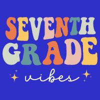 Back To School Seventh Grade Vibes Retro 7th Grade Teacher 16 in Basic Backpack