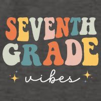 Back To School Seventh Grade Vibes Retro 7th Grade Teacher Vector Backpack