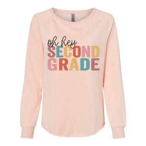 Back To School Students Teacher Oh Hey 2nd Second Grade Womens California Wash Sweatshirt