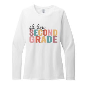 Back To School Students Teacher Oh Hey 2nd Second Grade Womens CVC Long Sleeve Shirt