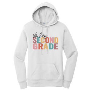 Back To School Students Teacher Oh Hey 2nd Second Grade Women's Pullover Hoodie