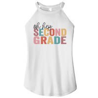 Back To School Students Teacher Oh Hey 2nd Second Grade Women's Perfect Tri Rocker Tank