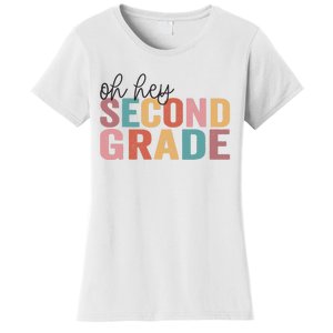 Back To School Students Teacher Oh Hey 2nd Second Grade Women's T-Shirt