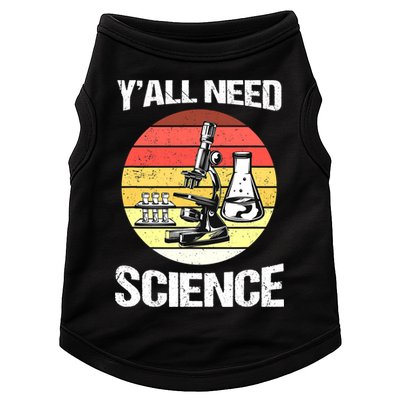 Back To School Y'all Need Science Teacher Doggie Tank