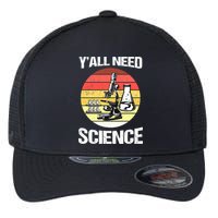 Back To School Y'all Need Science Teacher Flexfit Unipanel Trucker Cap