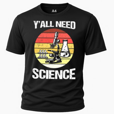 Back To School Y'all Need Science Teacher Performance Shirt