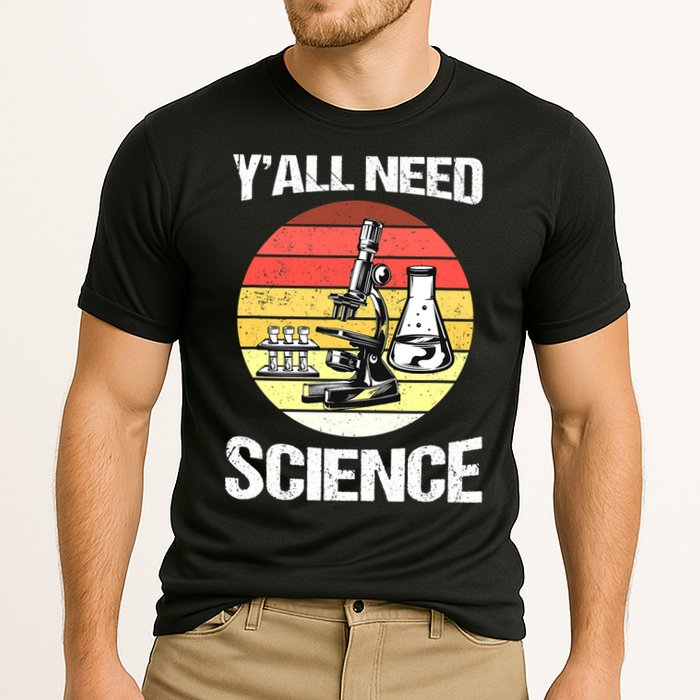 Back To School Y'all Need Science Teacher Performance Shirt