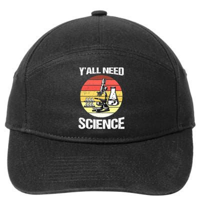 Back To School Y'all Need Science Teacher 7-Panel Snapback Hat