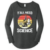 Back To School Y'all Need Science Teacher Women's Perfect Tri Tunic Long Sleeve Shirt