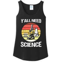 Back To School Y'all Need Science Teacher Ladies Essential Tank