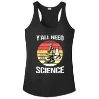 Back To School Y'all Need Science Teacher Ladies PosiCharge Competitor Racerback Tank