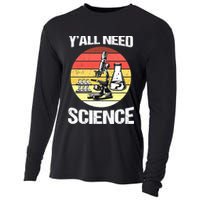 Back To School Y'all Need Science Teacher Cooling Performance Long Sleeve Crew