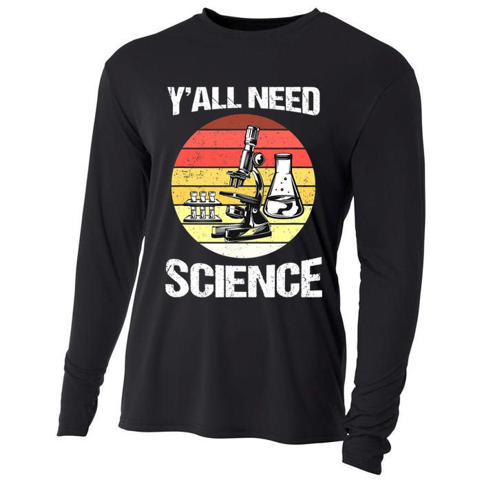 Back To School Y'all Need Science Teacher Cooling Performance Long Sleeve Crew