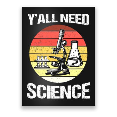 Back To School Y'all Need Science Teacher Poster